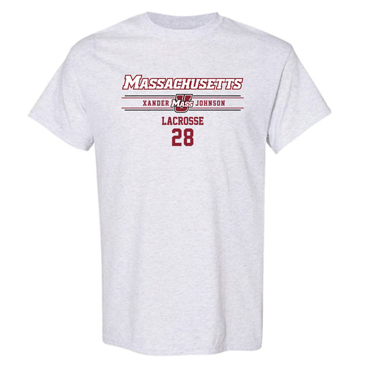 UMass - NCAA Men's Lacrosse : Xander Johnson - Classic Fashion Shersey T-Shirt