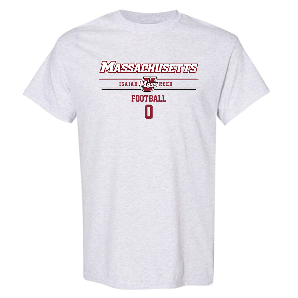 UMass - NCAA Football : Isaiah Reed - Classic Fashion Shersey T-Shirt-0