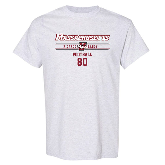 UMass - NCAA Football : Ricardo LaBoy - Classic Fashion Shersey T-Shirt-0