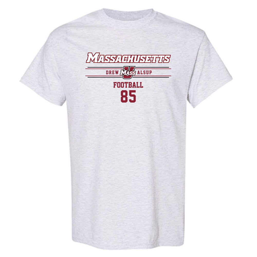 UMass - NCAA Football : Drew Alsup - Classic Fashion Shersey T-Shirt-0