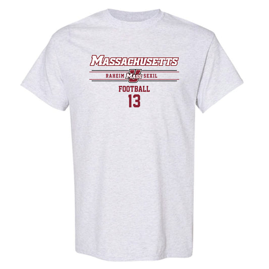 UMass - NCAA Football : Raheim Sexil - Classic Fashion Shersey T-Shirt-0