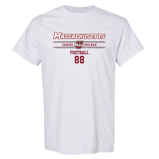 UMass - NCAA Football : Samuel Mulbah - Classic Fashion Shersey T-Shirt-0