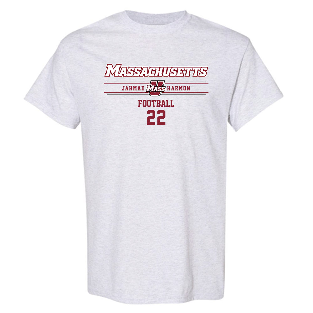 UMass - NCAA Football : Jahmad Harmon - Classic Fashion Shersey T-Shirt-0