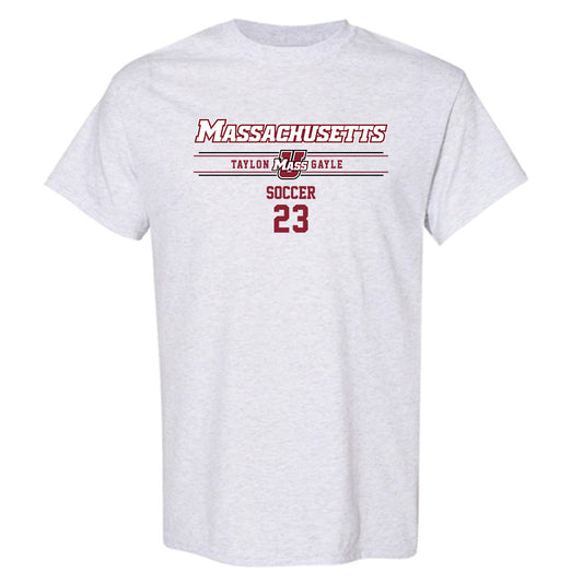 UMass - NCAA Men's Soccer : Taylon Gayle - Classic Fashion Shersey T-Shirt-0