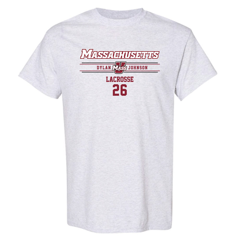 UMass - NCAA Men's Lacrosse : Dylan Johnson - Classic Fashion Shersey T-Shirt-0