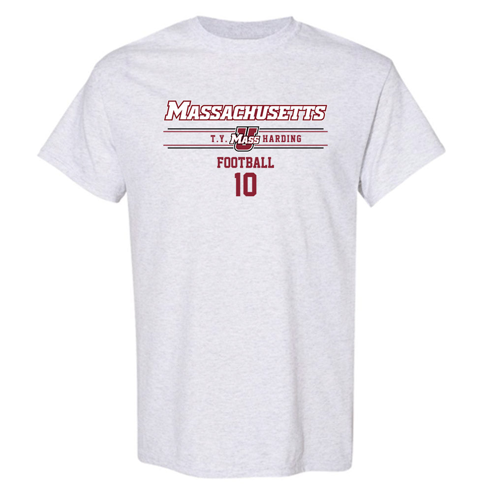 UMass - NCAA Football : T.Y. Harding - Classic Fashion Shersey T-Shirt-0