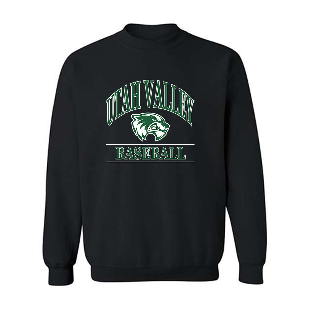Utah Valley - NCAA Baseball : Trey Jacobsen - Classic Fashion Shersey Crewneck Sweatshirt-0