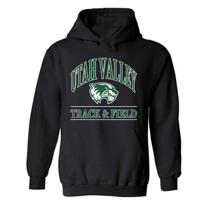 Utah Valley - NCAA Women's Track & Field : Annabelle Nally - Classic Fashion Shersey Hooded Sweatshirt-0