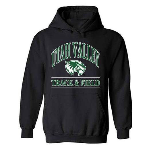 Utah Valley - NCAA Men's Track & Field : Porter Westerlind - Classic Fashion Shersey Hooded Sweatshirt-0