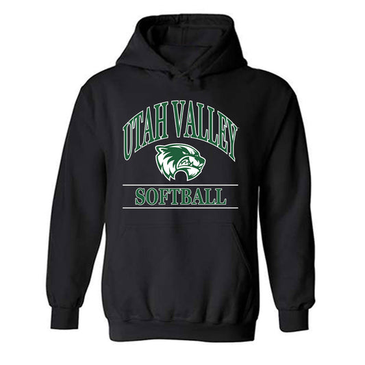 Utah Valley - NCAA Softball : Bailey Marvin - Classic Fashion Shersey Hooded Sweatshirt-0
