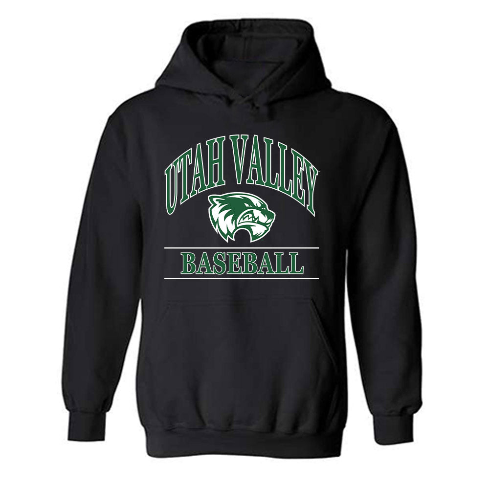 Utah Valley - NCAA Baseball : Cooper Brass - Classic Fashion Shersey Hooded Sweatshirt-0