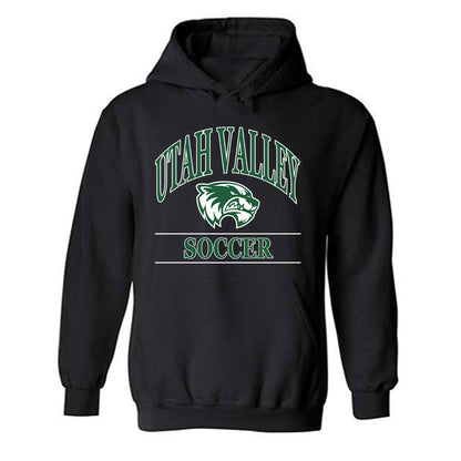 Utah Valley - NCAA Women's Soccer : Mia Roberts - Classic Fashion Shersey Hooded Sweatshirt-0