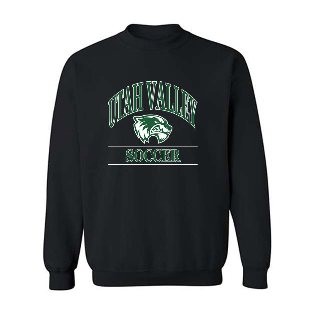 Utah Valley - NCAA Men's Soccer : Konrad Mueller - Classic Fashion Shersey Crewneck Sweatshirt-0