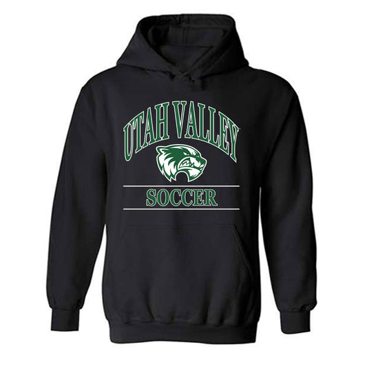 Utah Valley - NCAA Women's Soccer : Kate Booth - Classic Fashion Shersey Hooded Sweatshirt-0