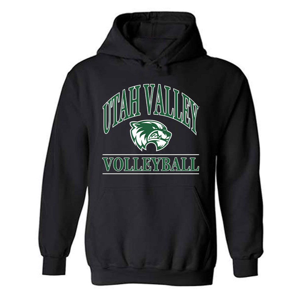 Utah Valley - NCAA Women's Volleyball : Maranda Woolf - Classic Fashion Shersey Hooded Sweatshirt-0