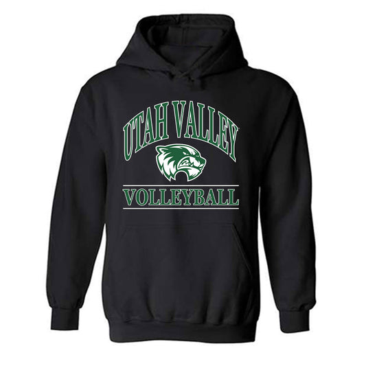 Utah Valley - NCAA Women's Volleyball : Maranda Woolf - Classic Fashion Shersey Hooded Sweatshirt-0