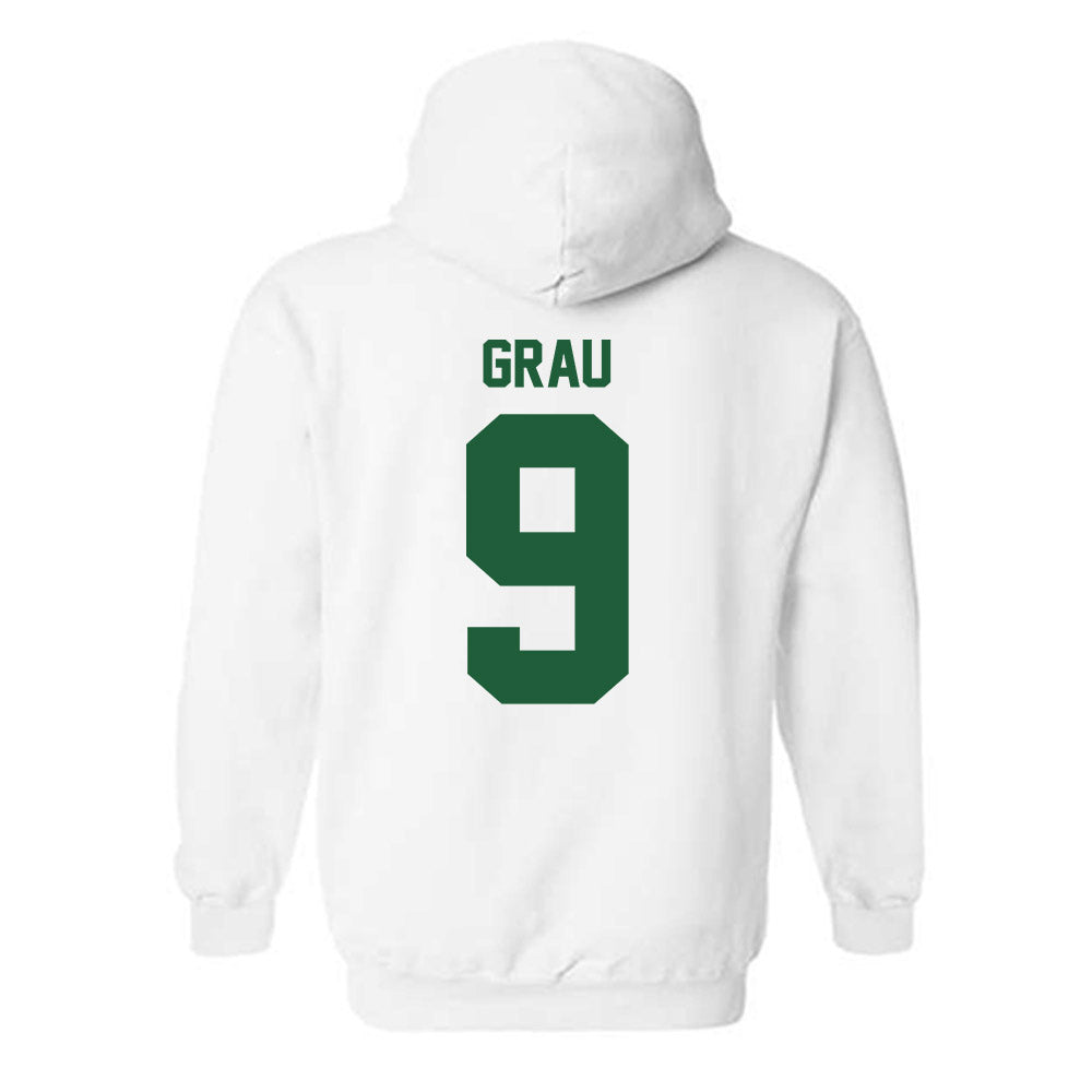 Utah Valley - NCAA Men's Soccer : nil Grau - Classic Fashion Shersey Hooded Sweatshirt-1