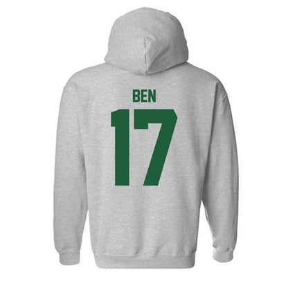 Utah Valley - NCAA Men's Soccer : Deontae Ben - Classic Fashion Shersey Hooded Sweatshirt-1