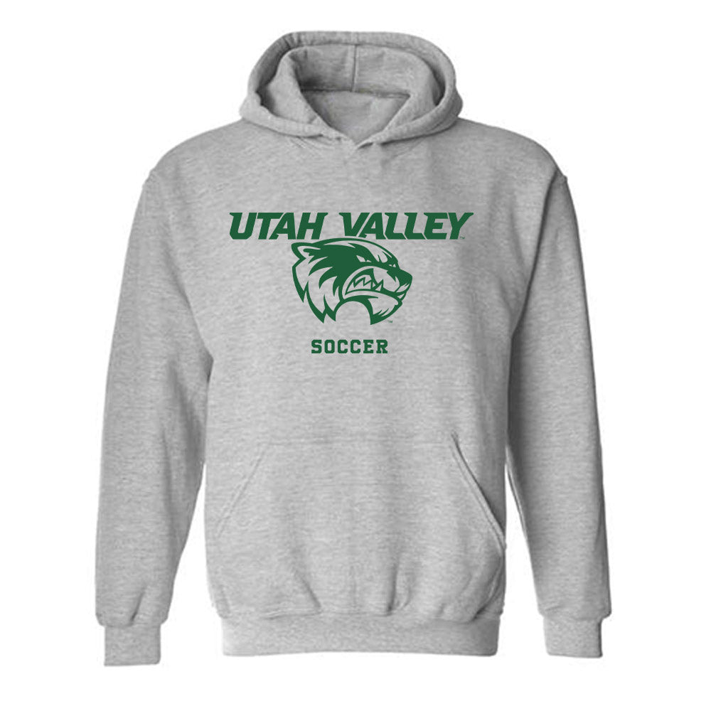 Utah Valley - NCAA Men's Soccer : Ashton Wheeler - Classic Fashion Shersey Hooded Sweatshirt-0