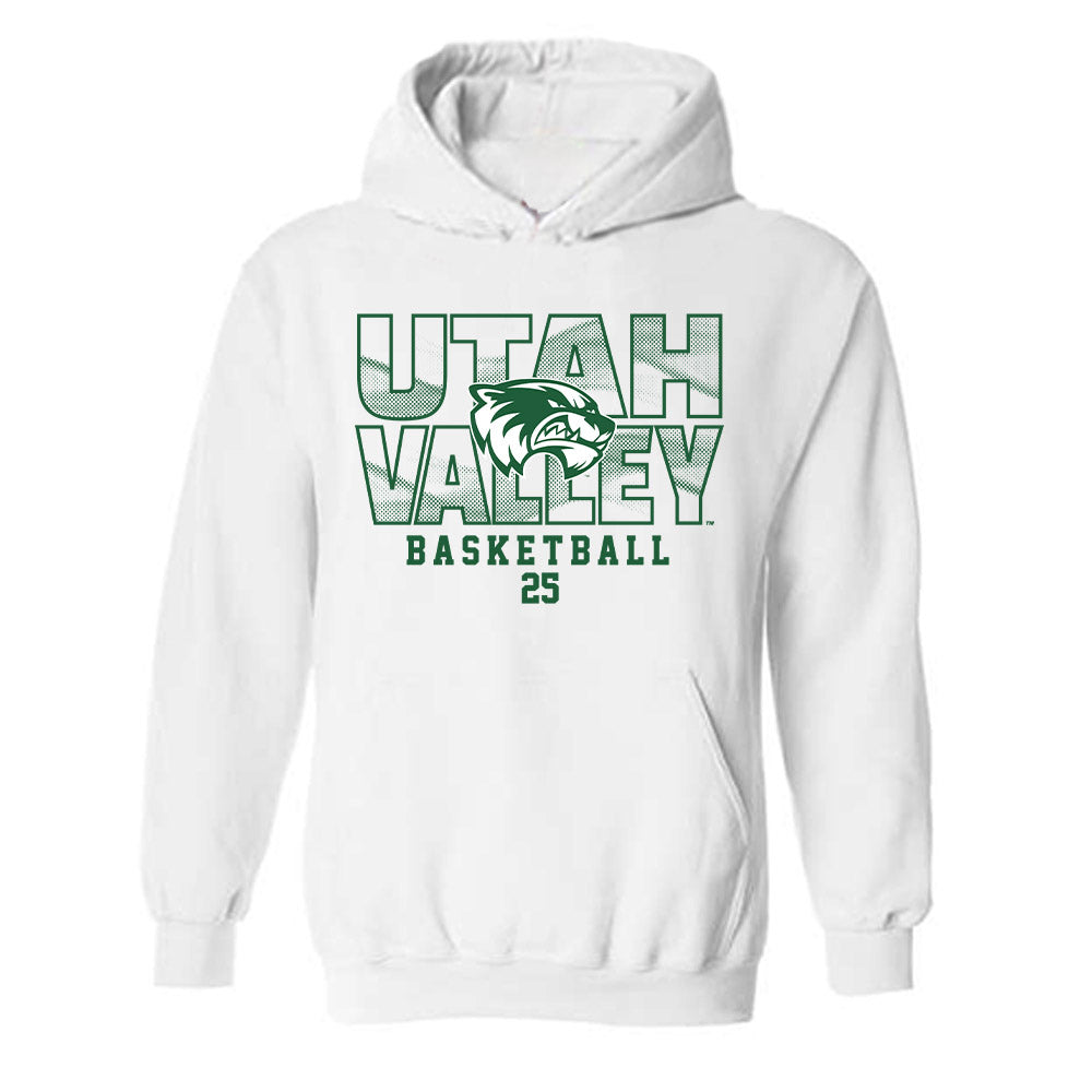 Utah Valley - NCAA Women's Basketball : Halle Nelson - Classic Shersey Hooded Sweatshirt-0