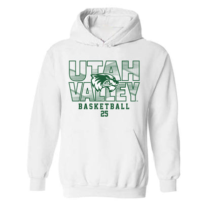Utah Valley - NCAA Women's Basketball : Halle Nelson - Classic Shersey Hooded Sweatshirt-0
