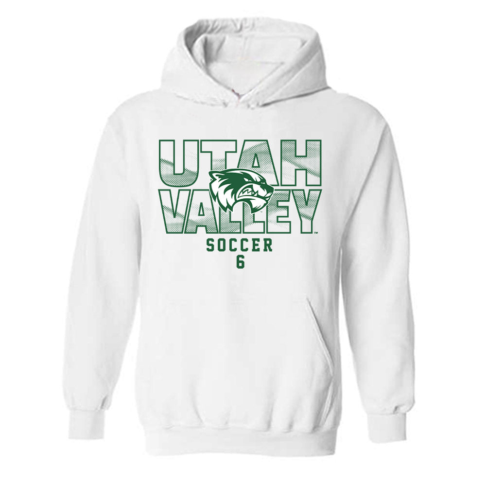 Utah Valley - NCAA Women's Soccer : Quinn Rustand - Classic Shersey Hooded Sweatshirt-0