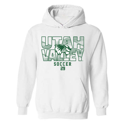 Utah Valley - NCAA Men's Soccer : Sharif Sayawu - Classic Shersey Hooded Sweatshirt-0