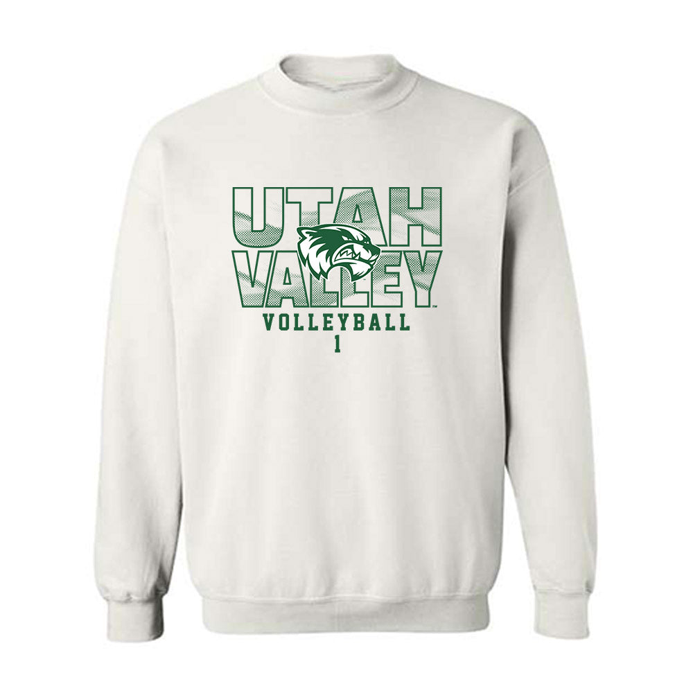 Utah Valley - NCAA Women's Volleyball : Maranda Woolf - Classic Shersey Crewneck Sweatshirt-0