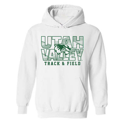 Utah Valley - NCAA Women's Track & Field : Anaya Potter - Classic Shersey Hooded Sweatshirt-0