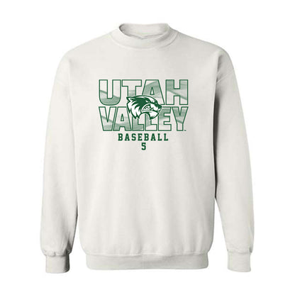 Utah Valley - NCAA Baseball : Kaden Carpenter - Classic Shersey Crewneck Sweatshirt-0