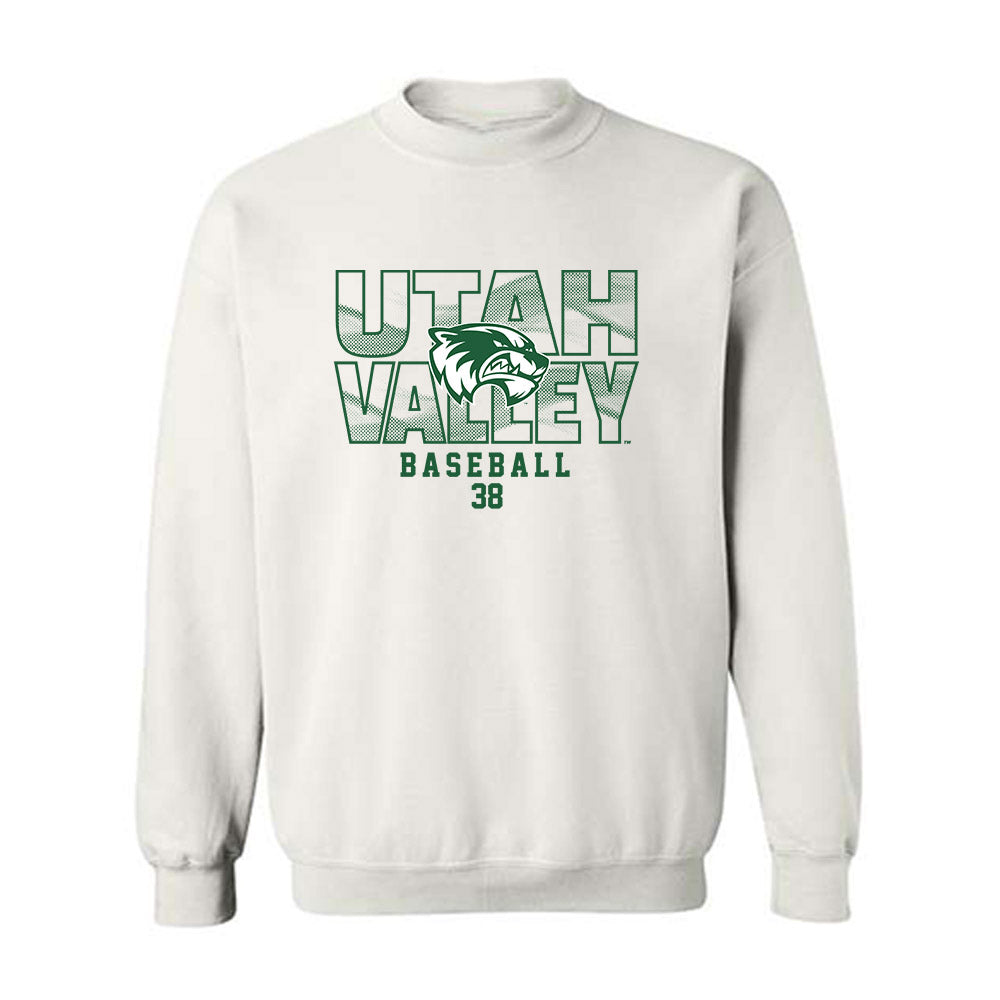 Utah Valley - NCAA Baseball : DJ Massey - Classic Shersey Crewneck Sweatshirt-0