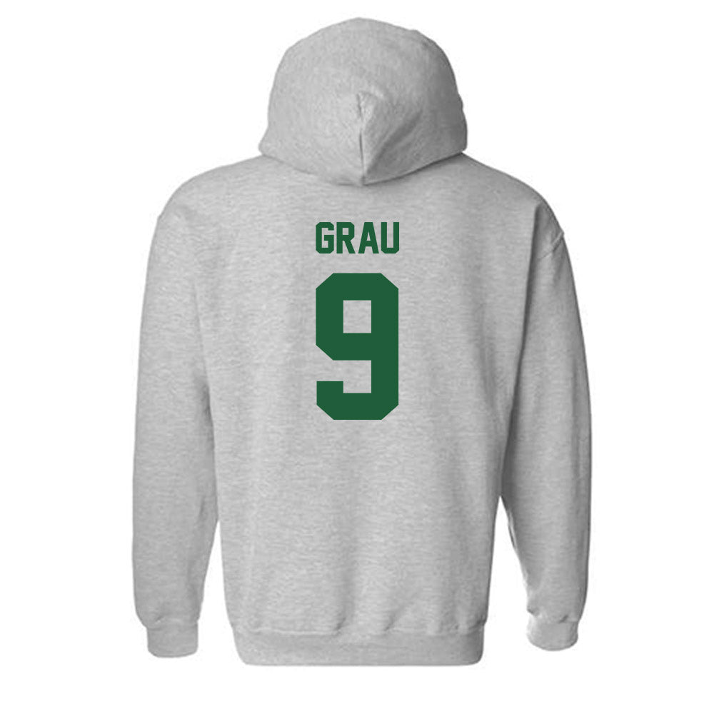 Utah Valley - NCAA Men's Soccer : nil Grau - Classic Shersey Hooded Sweatshirt-1