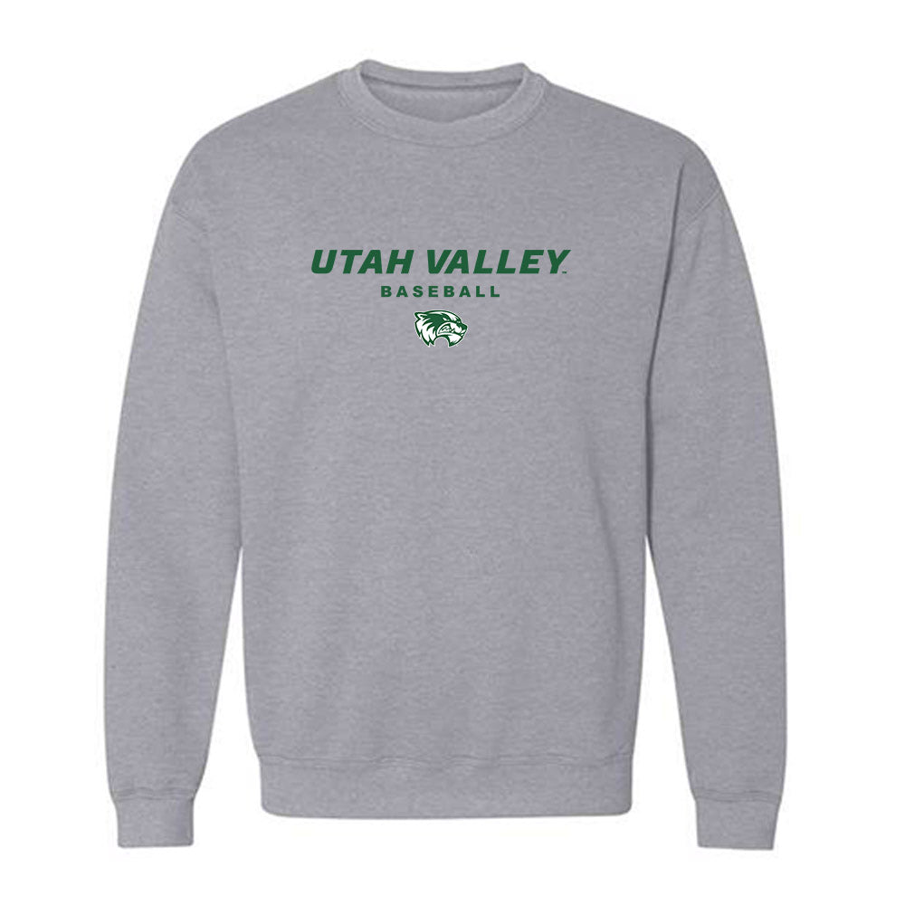 Utah Valley - NCAA Baseball : Cohen Baack - Classic Shersey Crewneck Sweatshirt-0