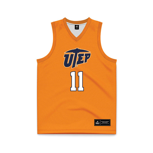 UTEP - NCAA Women's Basketball : Portia Adams - Orange Basketball Jersey-0