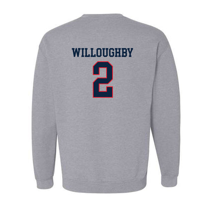 UConn - NCAA Football : Jediyah Willoughby - Classic Shersey Crewneck Sweatshirt-1
