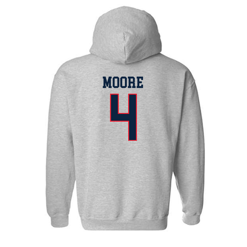 UConn - NCAA Football : Braedyn Moore - Classic Shersey Hooded Sweatshirt-1