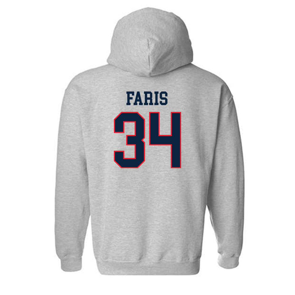 UConn - Women's Basketball Legends : Kelly Faris - Classic Shersey Hooded Sweatshirt-1