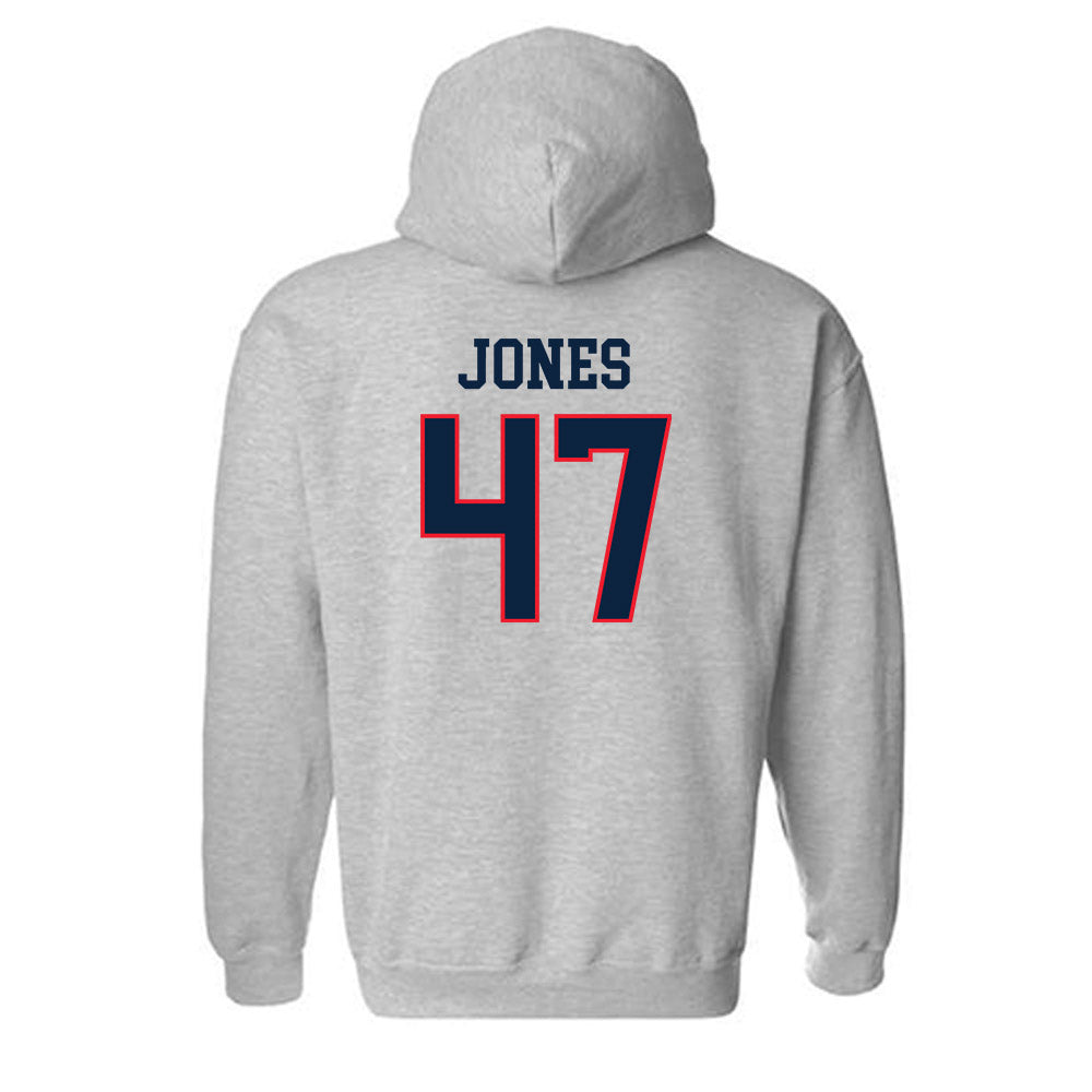 UConn - NCAA Football : Jayden Jones - Classic Shersey Hooded Sweatshirt-1