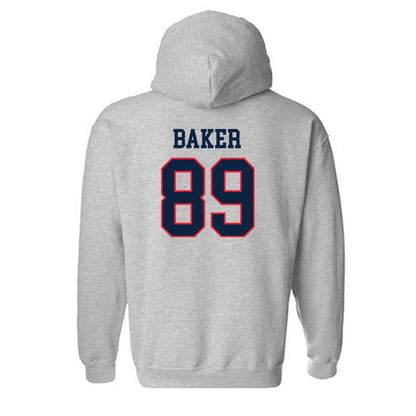 UConn - NCAA Football : Mike Baker - Classic Shersey Hooded Sweatshirt-1