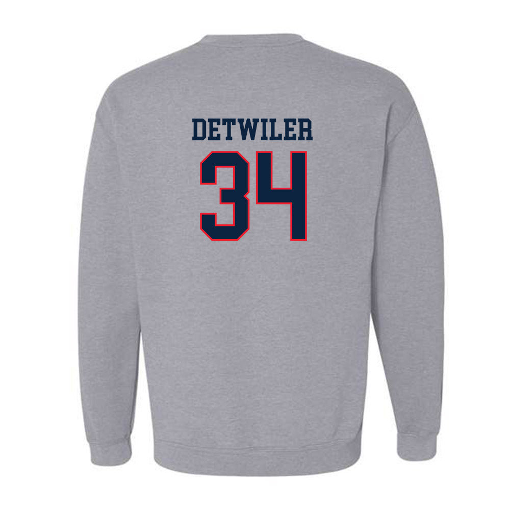 UConn - NCAA Baseball : Bryce Detwiler - Classic Shersey Crewneck Sweatshirt-1