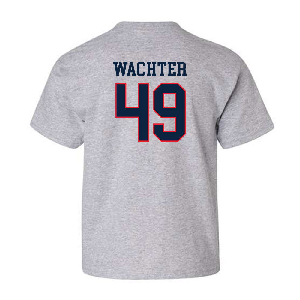 UConn - NCAA Baseball : Nater Wachter - Classic Shersey Youth T-Shirt-1