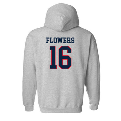 UConn - NCAA Football : Kamren Flowers - Classic Shersey Hooded Sweatshirt-1