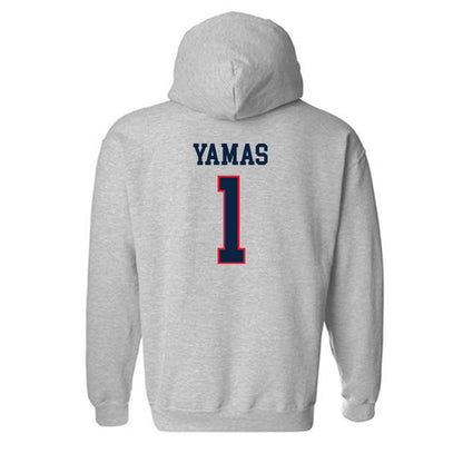 UConn - NCAA Women's Soccer : Ava Yamas - Classic Shersey Hooded Sweatshirt-1