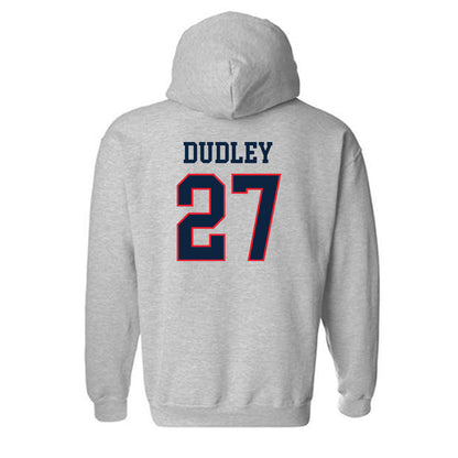 UConn - Football Legends : Terris Dudley - Classic Shersey Hooded Sweatshirt-1