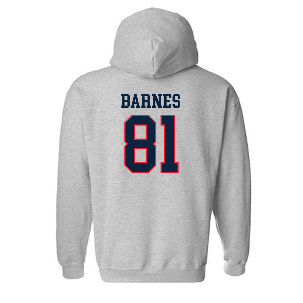 UConn - NCAA Football : Logan Barnes - Classic Shersey Hooded Sweatshirt-1