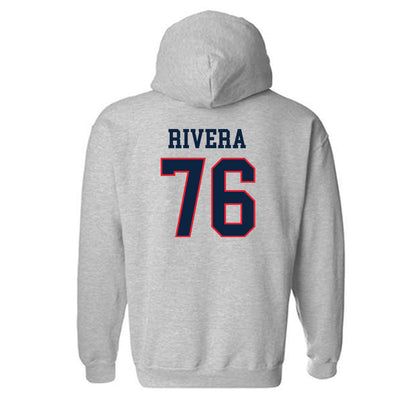 UConn - NCAA Football : Dominic Rivera - Classic Shersey Hooded Sweatshirt-1