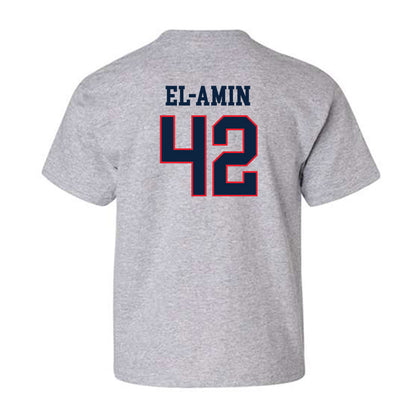 UConn - Men's Basketball Legends : Khalid El-Amin - Classic Shersey Youth T-Shirt-1