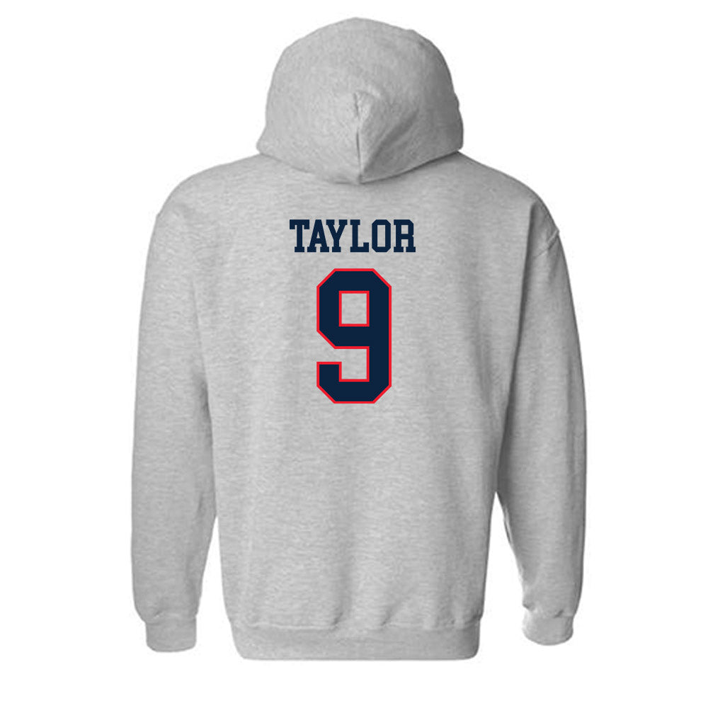 UConn - NCAA Baseball : Chase Taylor - Classic Shersey Hooded Sweatshirt-1