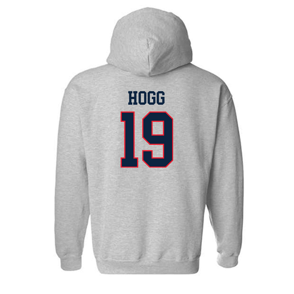 UConn - NCAA Football : Ethan Hogg - Classic Shersey Hooded Sweatshirt-1