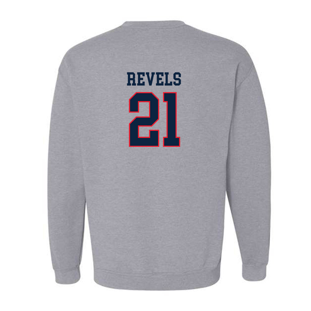 UConn - NCAA Football : Tracy Revels - Classic Shersey Crewneck Sweatshirt-1